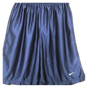 Nike Navy Blue Basketball Shorts - M